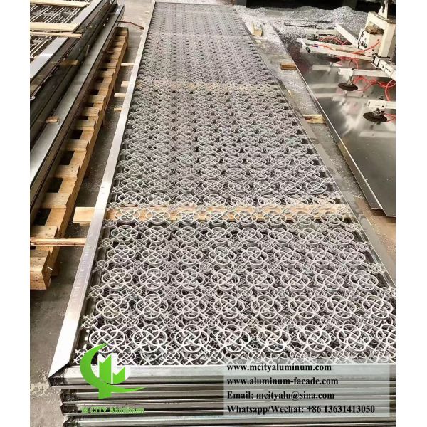 10mm Perforated Laser Cut Aluminum Screen with Industrial-Grade Aluminum and Custom Design Options