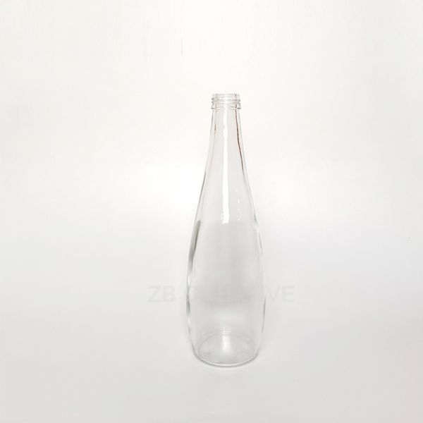 OEM ODM 500ml Flint Empty Glass Water Bottle Beverage 300g CY-793