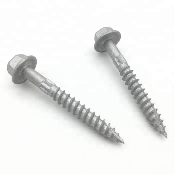 Galvanized Stainless Steel Timber Screws , Timber Cladding Screws For Hardness Wood T17