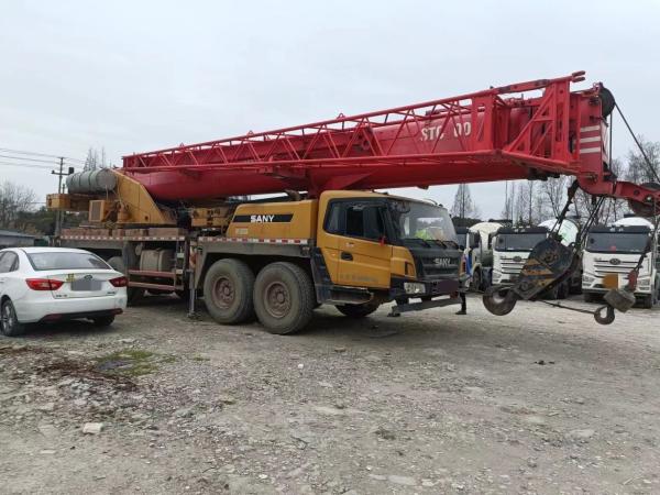 Machinerie à grande échelle 2018 Grue mobile d'occasion de 80 tonnes avec hauteur de levage maximale de 40 m