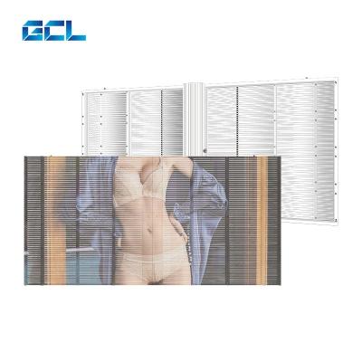 Indoor GCL Full Color Transparent Video Wall With Quick Heat Dissipation