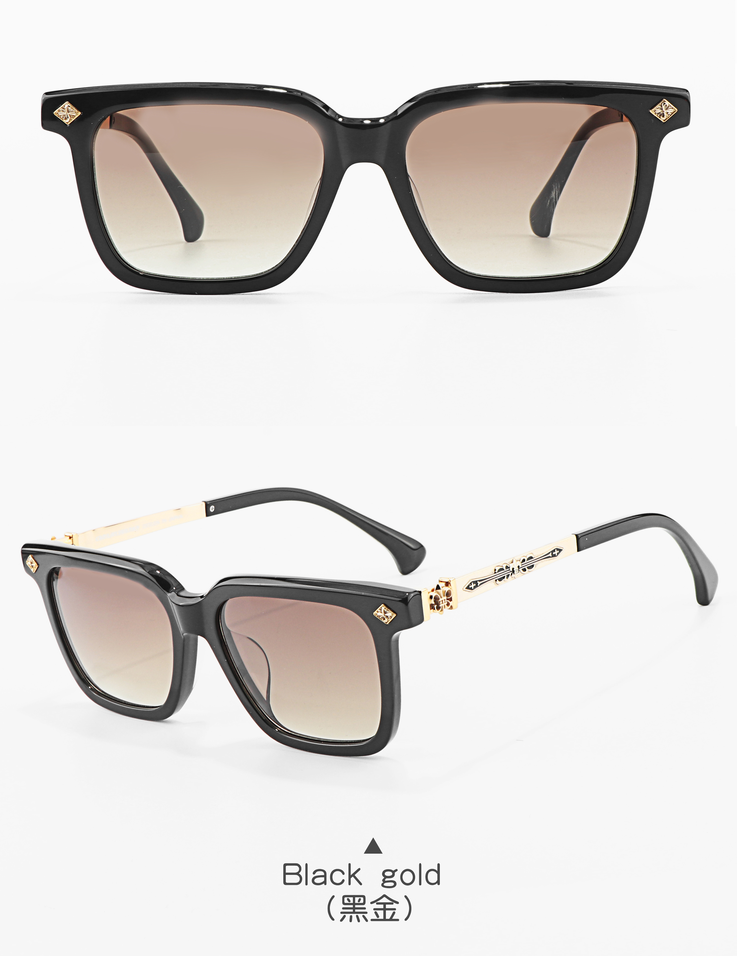 CHARMLIBRARY Hot Fashion Acetate Full Rim Sunglasses for Men Women Y2k 8284 Classic UV400 Travel Glasses for Outdoor Indoor Use