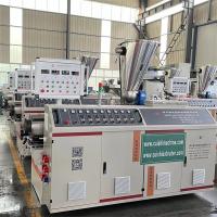 Linha de produção de tubos de PVC reforçados Máquina de extrusão de tubos de PVC SGS
