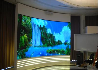 Exposição de diodo emissor de luz fixa interna alta da definição P4mm, cores vívidas video da exposição de parede do diodo emissor de luz da fase
