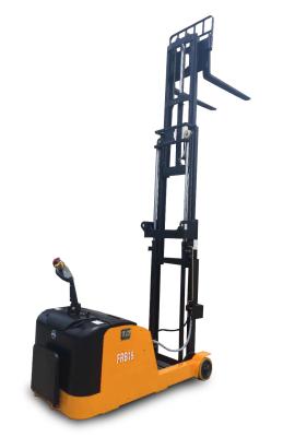 1000kg 1200kg loading capacity CE approved Counterbalanced electric pallet stacker without support legs
