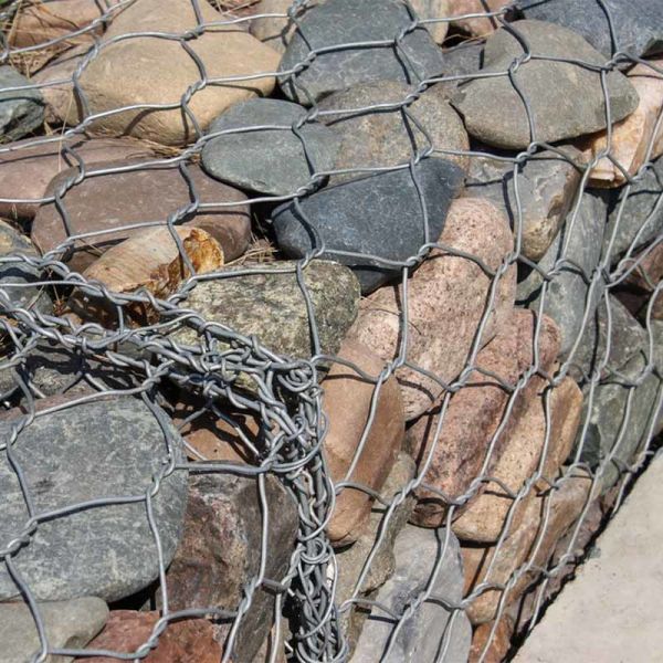 Factory Price Hexagonal Gabion Mesh Hot Dip Galvanized Pvc Coated Gabion Box