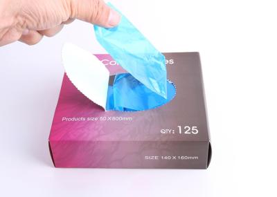 Plastic Tattoo Clip Cord Covers Sleeves Permanent Makeup Accessories 5*80cm 125pcs Blue Color