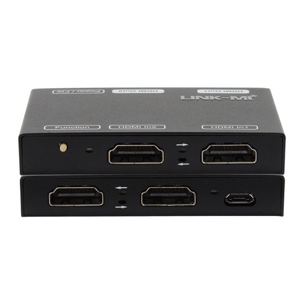 2x1 HDMI Extender Splitter 1X2 Switch 4K@60hz YUV4:4:4 18Gbps