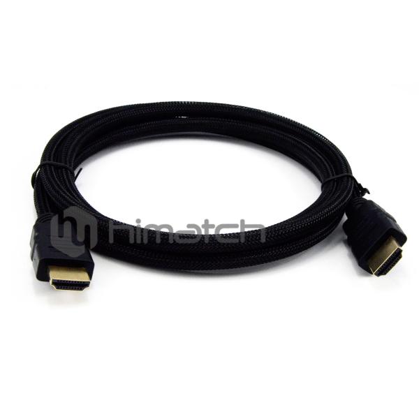 Full HD 1m Industrial HDMI Cable CL3 Rated Good Shielding For Cable Installation