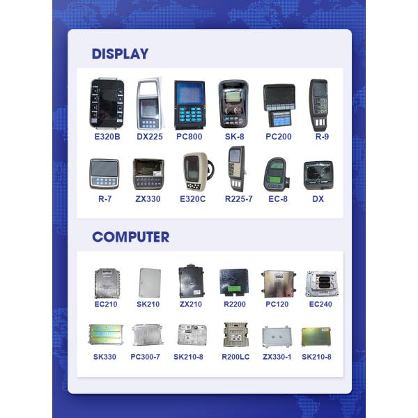 Индикаторная панель монитора монитора XE370CA экскаватора Belparts