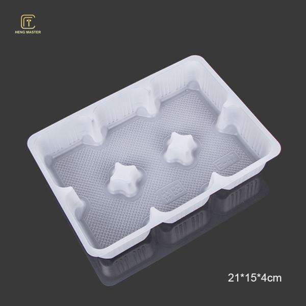 Non Toxic Disposable 21*15*4cm Plastic Cookie Tray