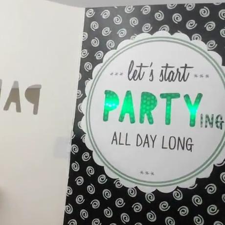 Placas de som de cumprimento Softcover, tamanho dos cartões de aniversário 157×222mm da gravação da voz
