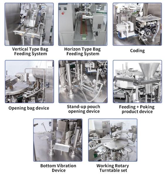Food Snacks Biscuits Chocolate Nuts Freeze-Dried Meat 304 Stainless Steel Packaging Machine