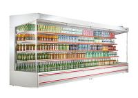 Grande frigorífico comercial de exibição com armazém de exibição de armazenamento multideck de LED 1800W