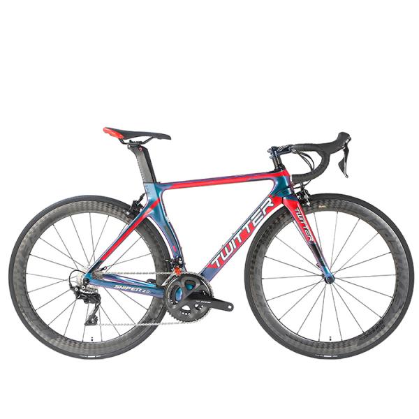 Top Notch Carbon Fiber Road Bike , Mens Carbon Road Bike 7.9kg Net Weight