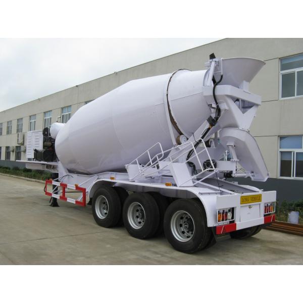 SINOTRUK HUAWIN 3 axles concrete mixer semi trailer