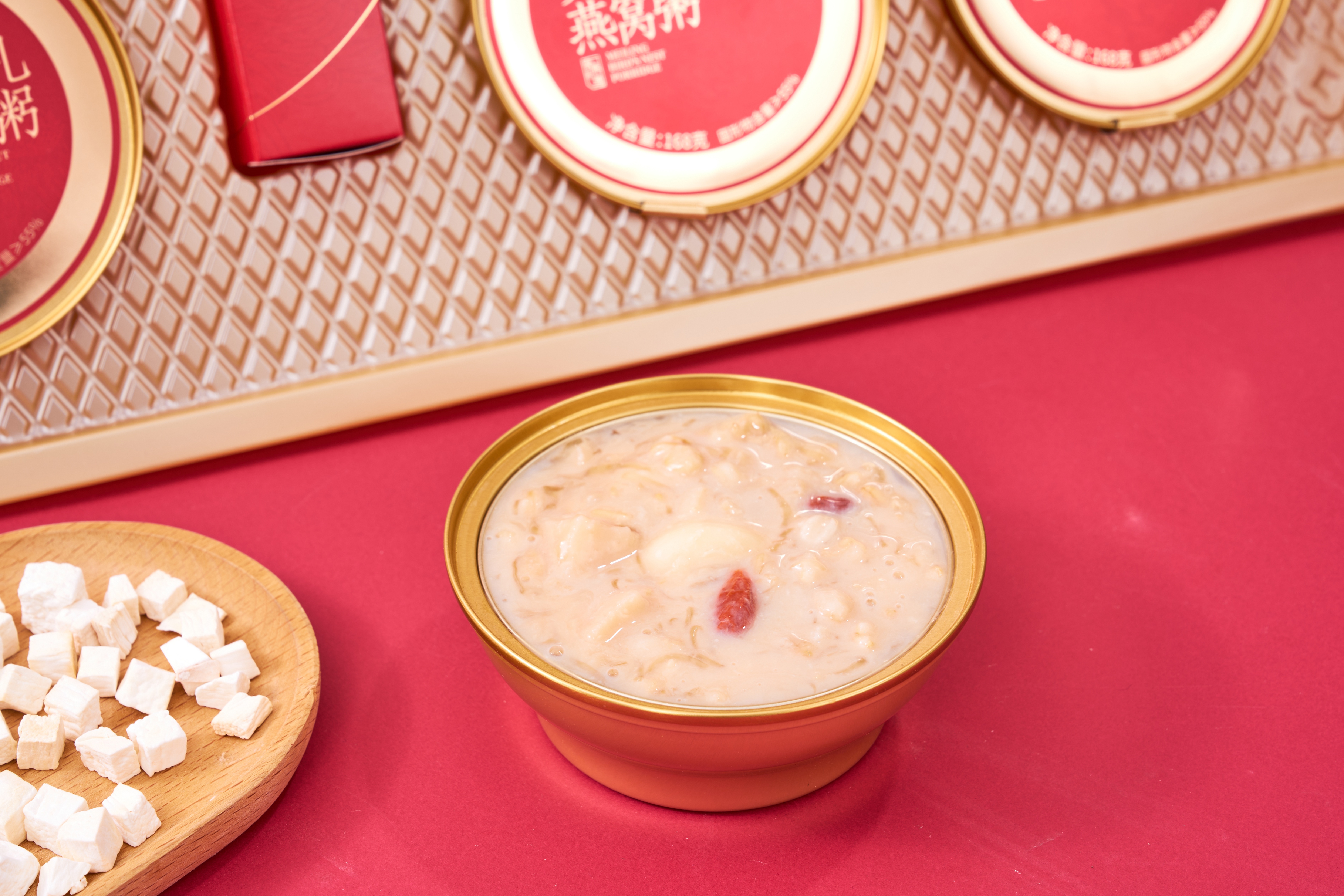 Suitable for All Ages High Bird's Nest Content Bird's Nest Congee Food Offering Made from Natural Bird's Nest Ingredients