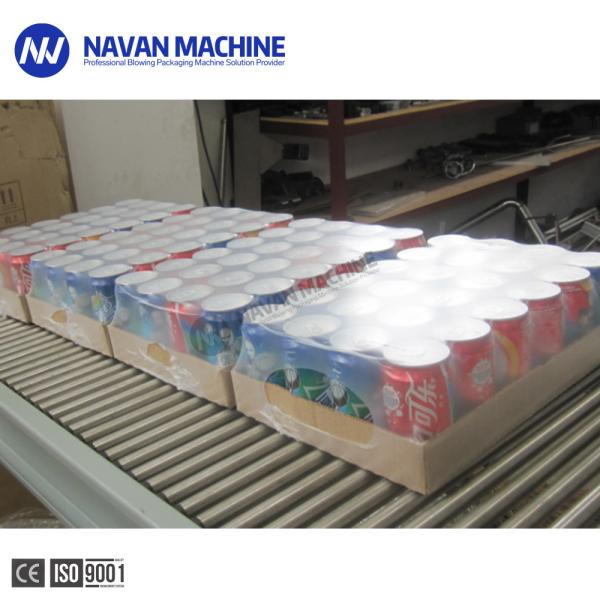 Full Automatic Half-Tray Cans Bottles Film Heat Tunnel Shrink Wrapping Packing Machine