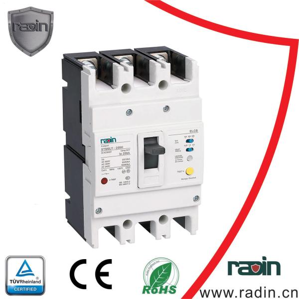 Current Limiting Capacity Adjustable MCCB Earth Leakage Circuit Breaker ELCB