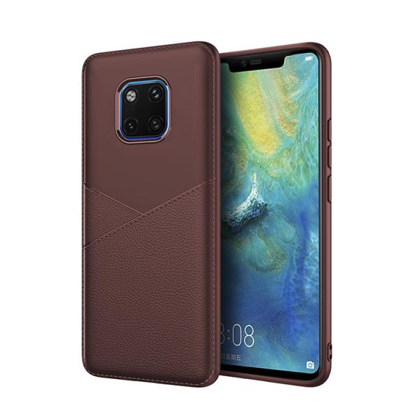Black Blue Brown Business PU+TPU Protective Case Back Cover for Samsung J4 2018