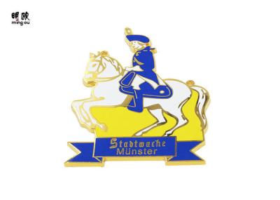 Soft Enamel Custom Award Medals Zinc Alloy With Horse And Man ISO9001:2008