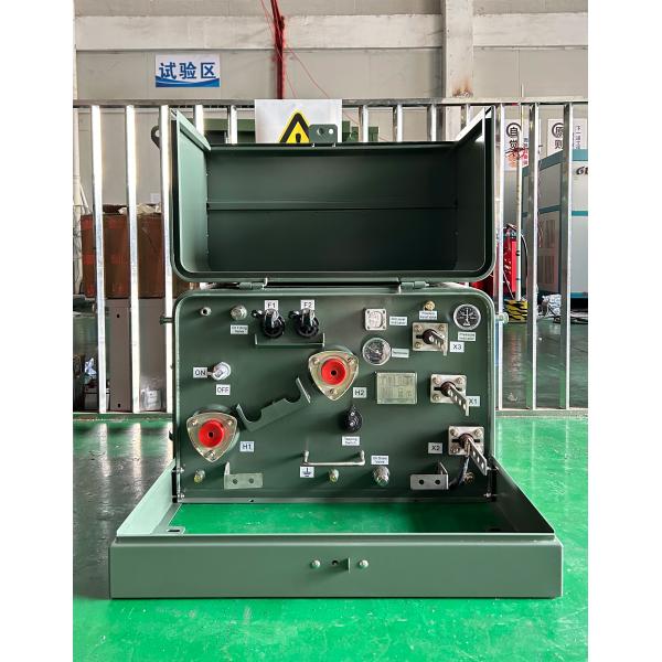 UL Listed 25 kVA Single Phase Pad Mounted Transformer 13200V To 240V Oil Immersed Power Electrical Distribution Transformer
