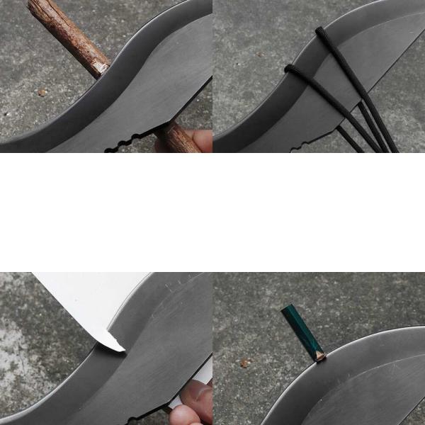 ODM Plastic Handle Stainless Steel Hunting Knife 4mm Blade 13.8in