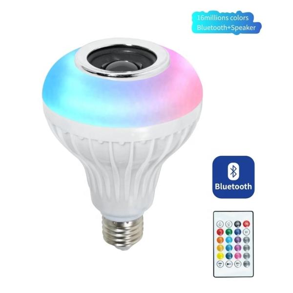 Smart Music LED Bulb Speaker with Music Function and 80 Ra Color Rendering Index