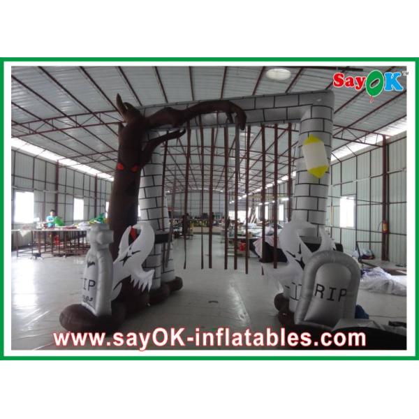 Durable Inflatable Holiday Decorations , Inflatable Halloween Arch For Rental Business