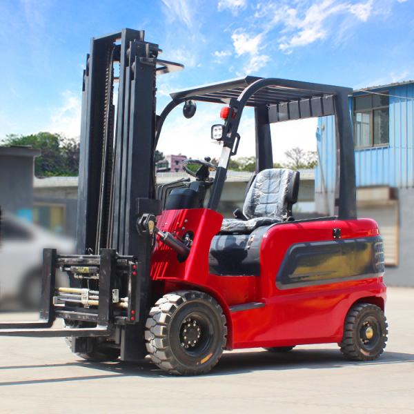 High Quality 3Ton Self-Loading Electric Forklift Truck 4 Wheel Small Electric Forklift for Factory Warehouse