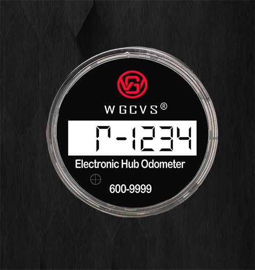 Effortless Mileage Tracking WGCVS 600-9999 Digital Hubodometer for Trucks and Trailers