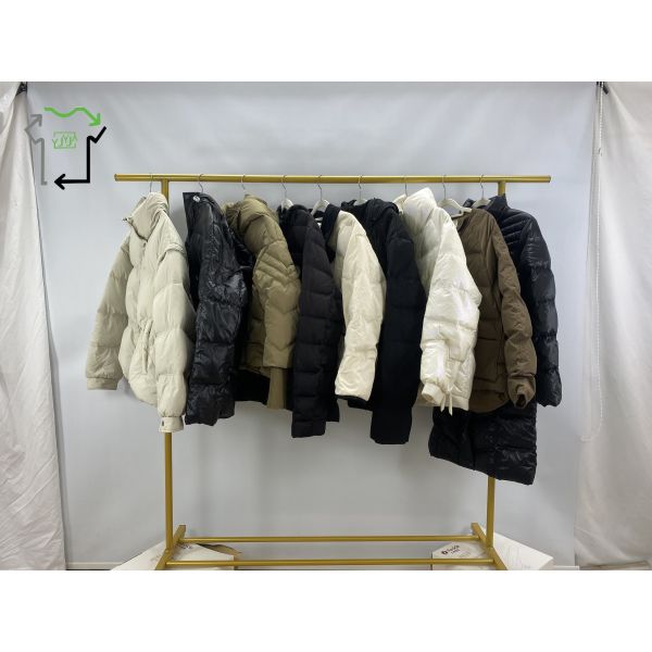 Wholesale Bulk Used Winter Clothing Grade A Quality Mixed Colors Polyester Cotton Jackets 
Used Winter Clothing