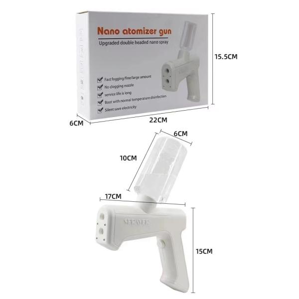 Double Head Disinfectant Mist Gun 250ml USB Charging Sanitation Spray Guns