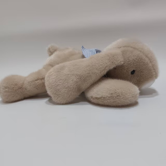 3 Assorted 22cm Crouching Lop-eared Rabbit Plush Toys Soft & Cute Stuffed Bunny for baby