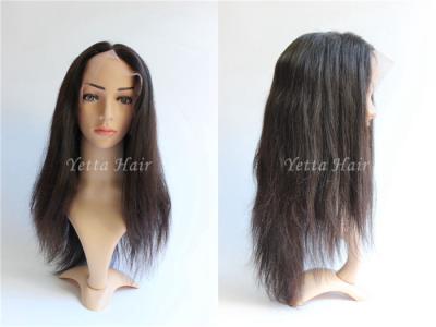 Cabelo brasileiro das perucas completas retas do laço de Glueless nenhum derramamento de nenhum emaranhado