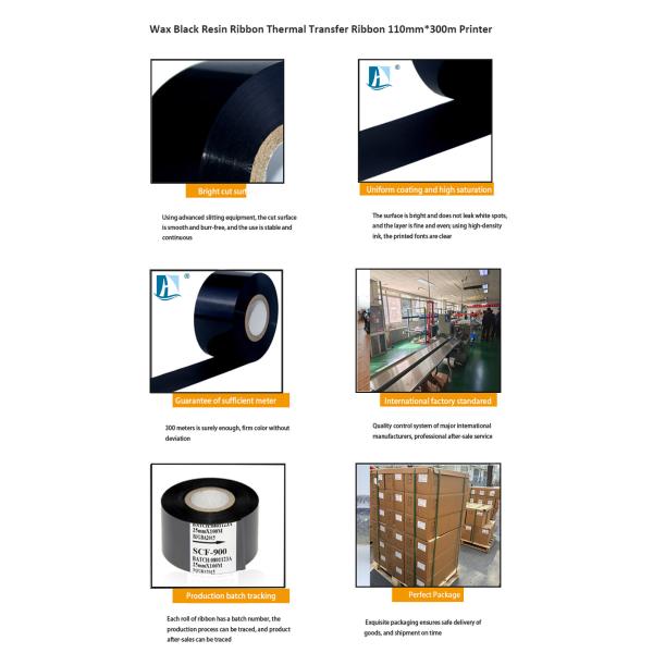 Brass Letter Compatible Hot Stamping Printer NY-800 Hot Coding Ribbon for Printing