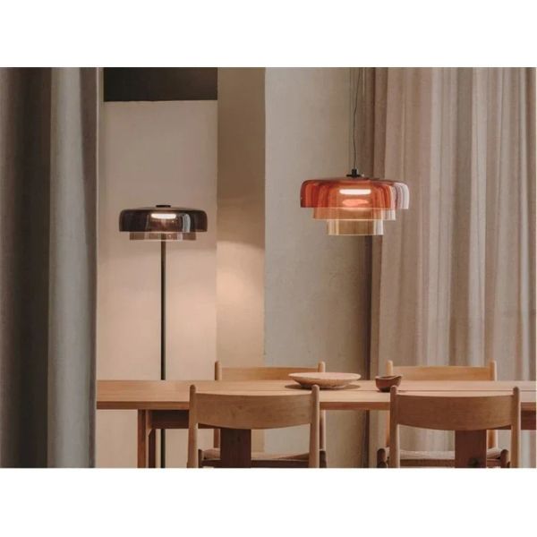 Simple Vintage Glass Lampshade Pendant Lamps Minimalist Dining Room Cafe Bar LED Chandelier (WH-AP-674)