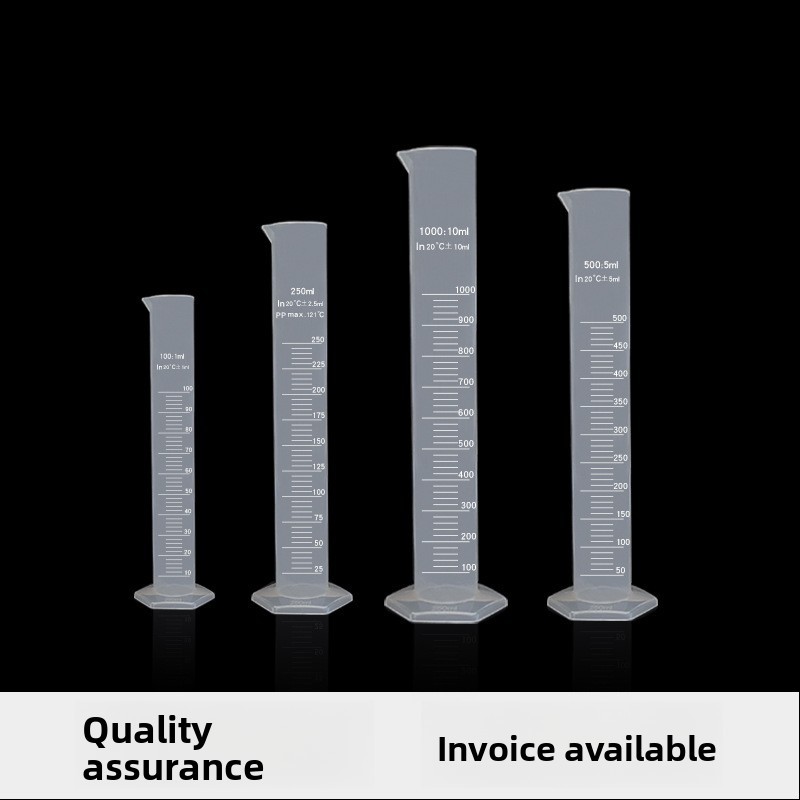 Plastic Measuring Cups 2L 1L PP Test Cup Graduated Measure Cylinder and Beakers Food Grade 10mL 25mL 50mL 100mL 250mL 500ml