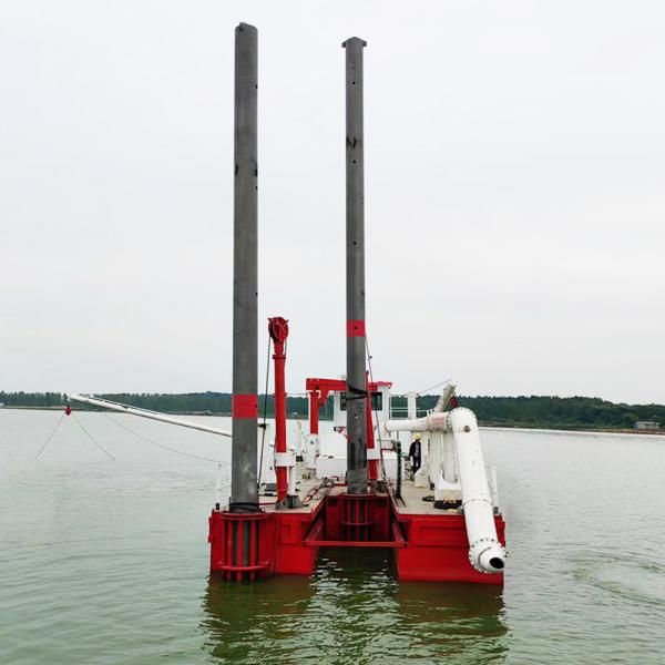 Río Desilting Cutter Succión Dredger Barco 4000m3 Flujo de agua hidráulico