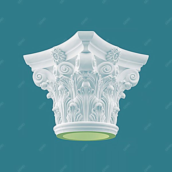PU-4801-15 Roman Plastic Mould Moulding Material Pu Plaster Of Paris Moulds Pediment Design Interior Pillar For Constructions