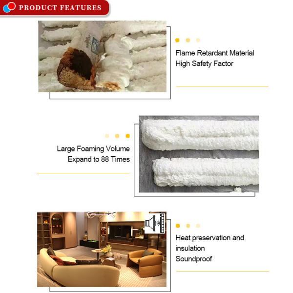MH PU Foam 750ml General Purpose Fireproof Expanding and Multifunctional One Component with EINECS No. 618-498-9 White