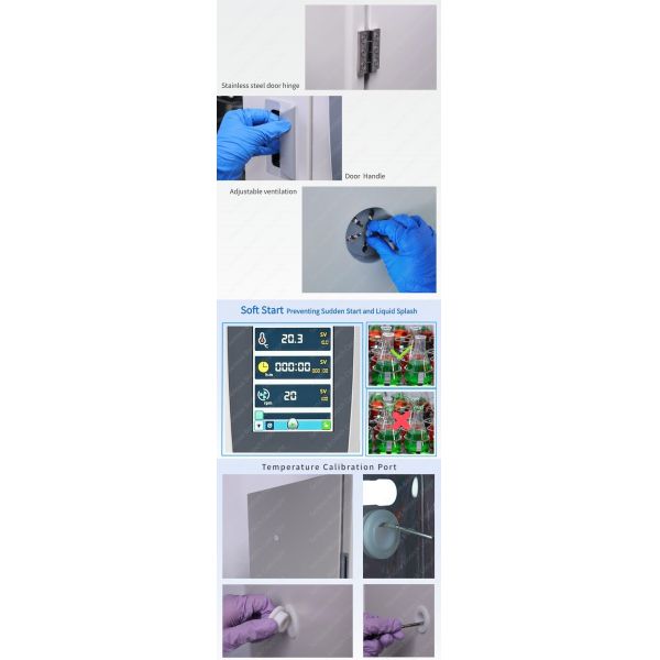 High Speed Heated Orbital Shaker 3000mlx5 Laboratory Incubator Shaker ST-210R Plus