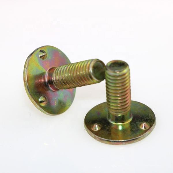 Unc Thread DIN 15237 Yellow Zinc Elevator Bucket Bolt Belt Bolt 280*250*180 for Elevator Maintenance and Repair