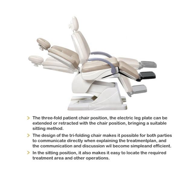 Almofada de couro para cadeira odontológica elétrica ótica 220V/110V