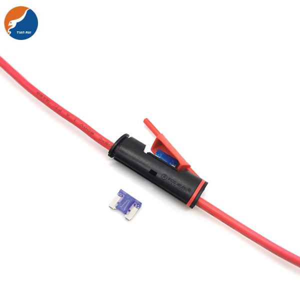 Atm Mini Fuse Holder Waterproof Medium Mini Micro3 Micro2 Fuse Adapter with Cable Micro Blade Fuses with Breakout Wires