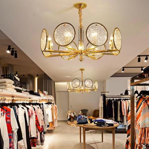 Люстры свечи E14 комната прожития пульсации воды роскошной Кристл постмодернистская