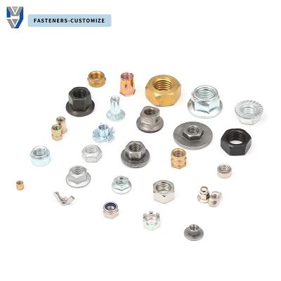 Customized nut  Hex Nut Hexagon Flange nut