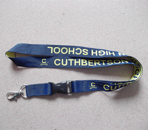 OEM corporate promotional giveaways lanyards, economic simple flat lanyard with ID badge