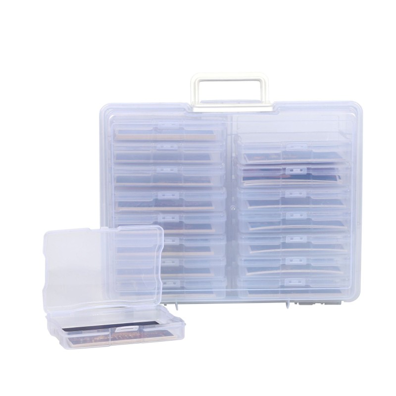 Modern Rectangle Trading Card Storage Box Kids Toys Organizer Injection PP Plastic New for Photo Storage