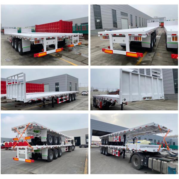 Jost 2.0 or 3.5 Inch King Pin 3 Axles 40FT Container Trailer in India and Africa